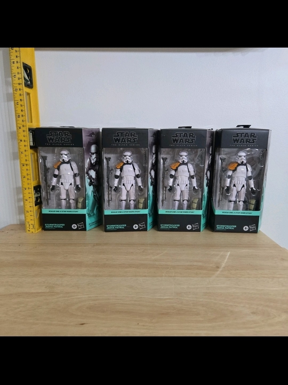 (4) Star Wars The Black Series Stormtrooper Jedha Patrol 6-Inch-Scale Rogue Lot